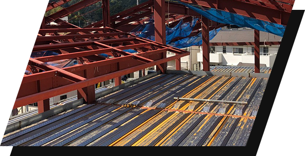 デッキ張り工事